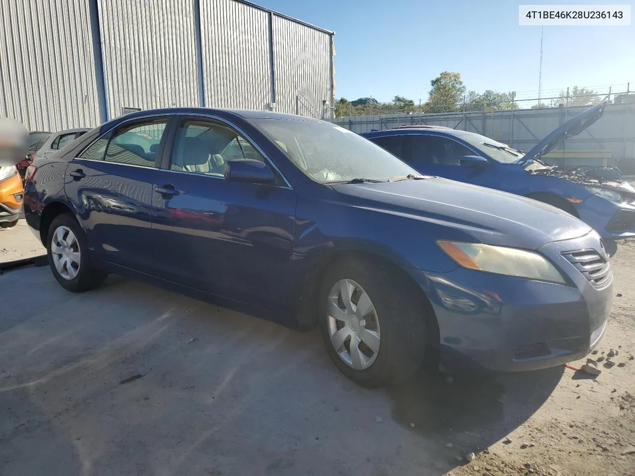 2008 Toyota Camry Ce VIN: 4T1BE46K28U236143 Lot: 73841284