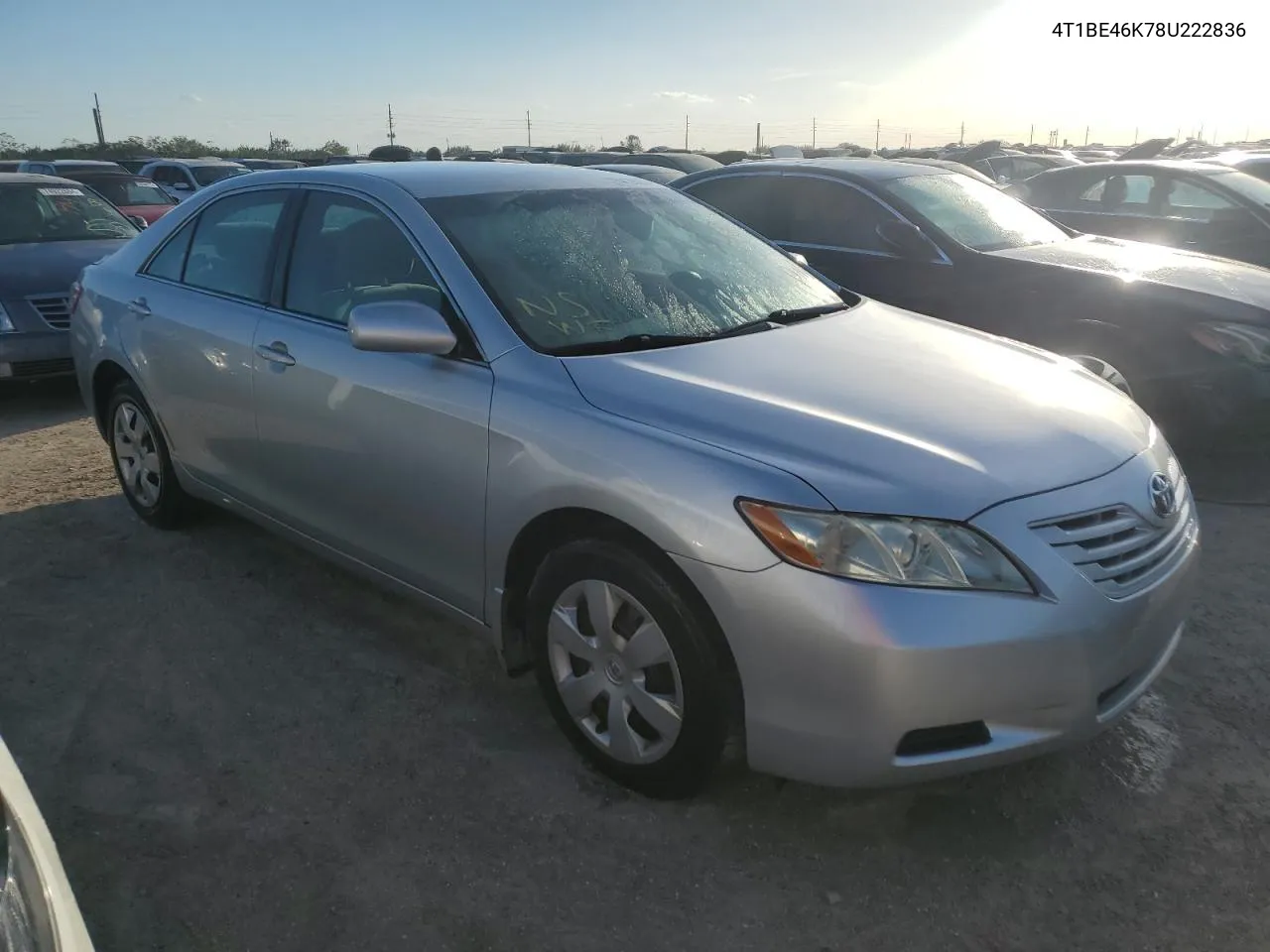 4T1BE46K78U222836 2008 Toyota Camry Ce