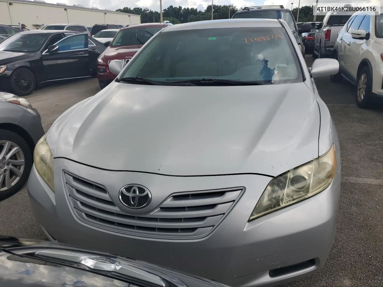 2008 Toyota Camry Le VIN: 4T1BK46K28U066116 Lot: 74319834