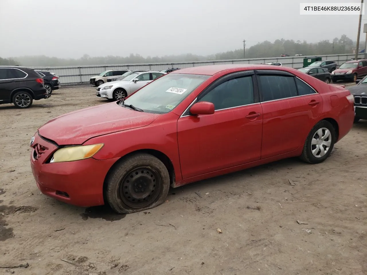 2008 Toyota Camry Ce VIN: 4T1BE46K88U236566 Lot: 74371924