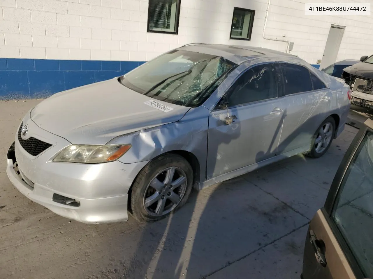 2008 Toyota Camry Ce VIN: 4T1BE46K88U744472 Lot: 74700364