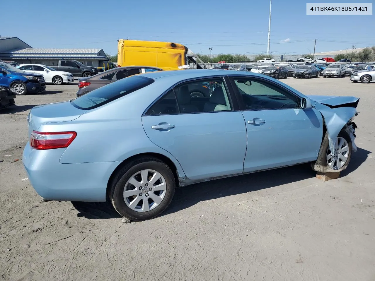 2008 Toyota Camry Le VIN: 4T1BK46K18U571421 Lot: 74709824