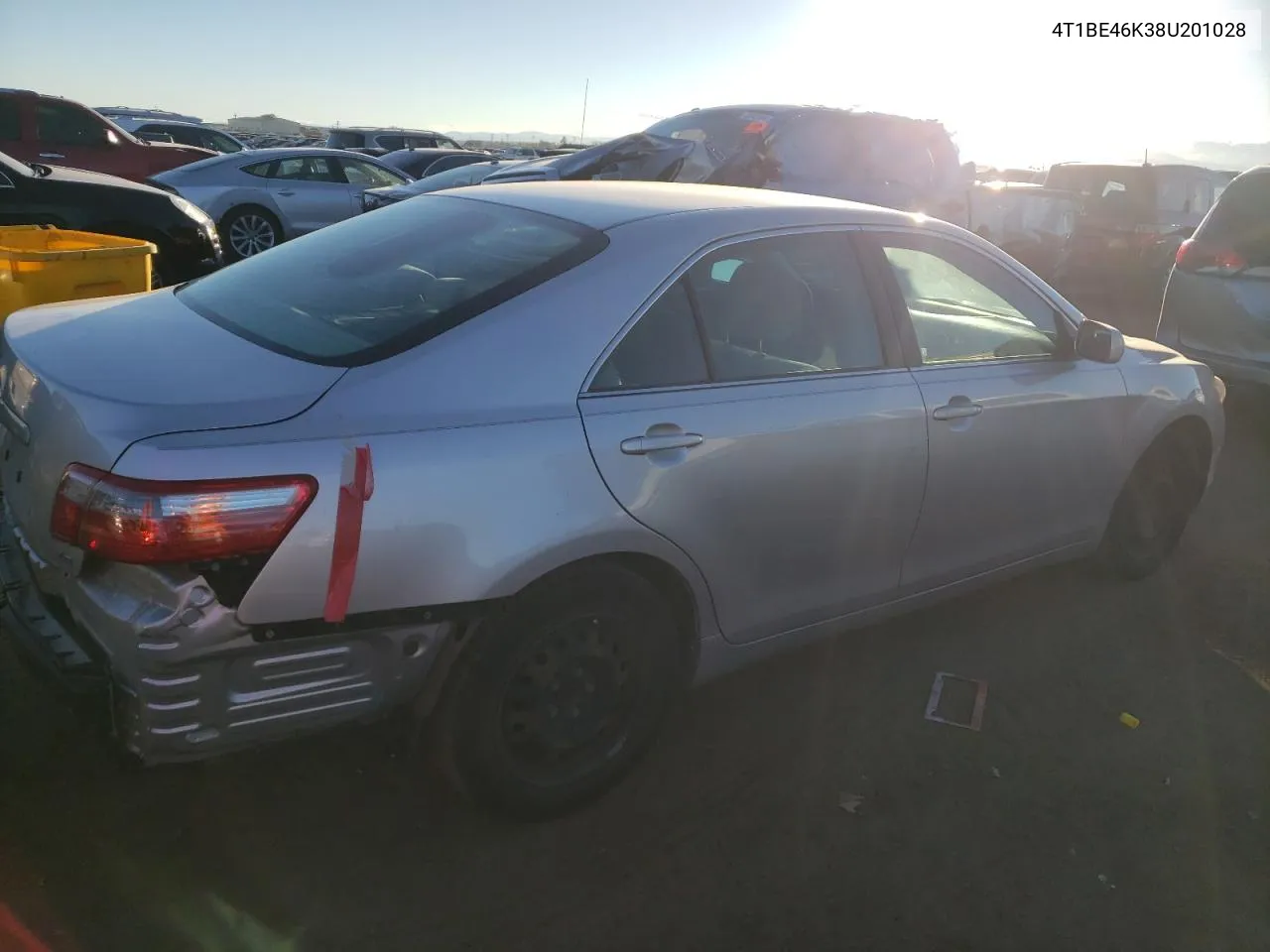 2008 Toyota Camry Ce VIN: 4T1BE46K38U201028 Lot: 75041264