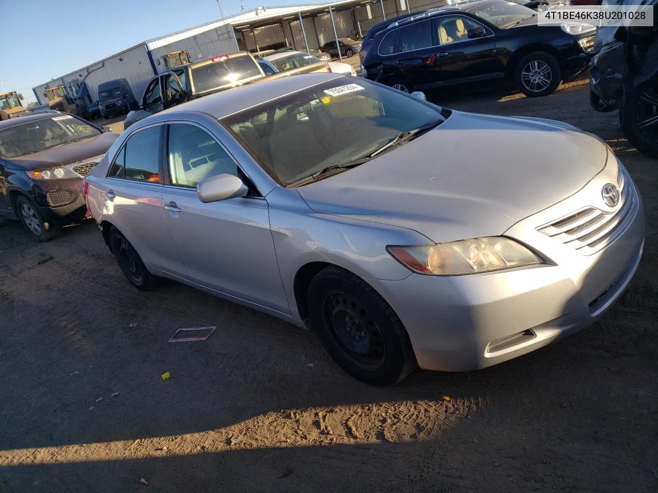 2008 Toyota Camry Ce VIN: 4T1BE46K38U201028 Lot: 75041264