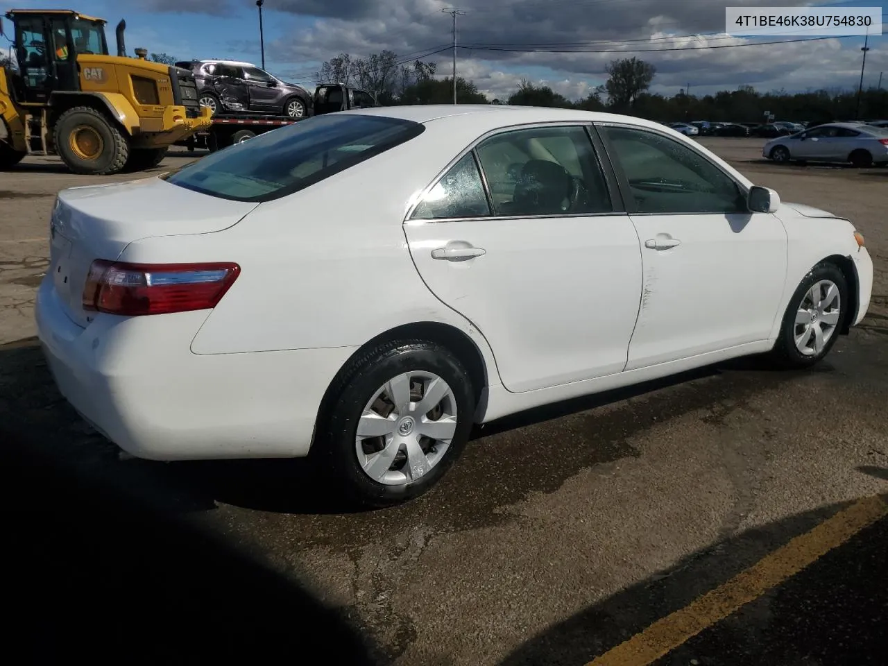 2008 Toyota Camry Ce VIN: 4T1BE46K38U754830 Lot: 75242034