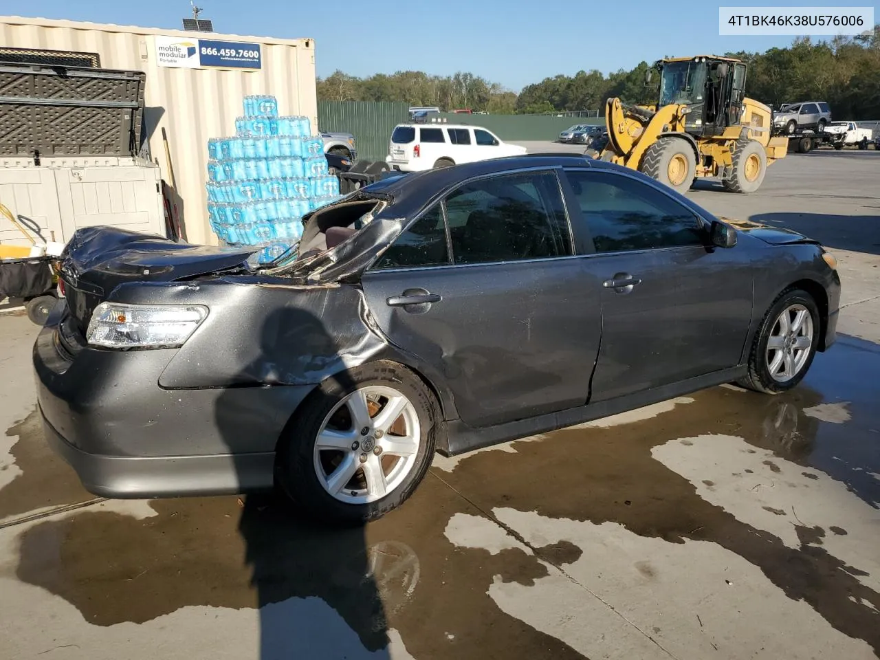 2008 Toyota Camry Le VIN: 4T1BK46K38U576006 Lot: 75301384