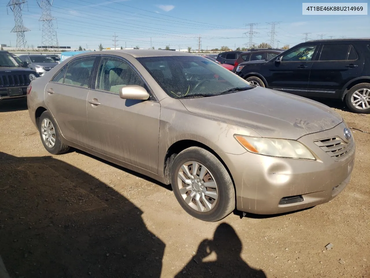 2008 Toyota Camry Ce VIN: 4T1BE46K88U214969 Lot: 75456154