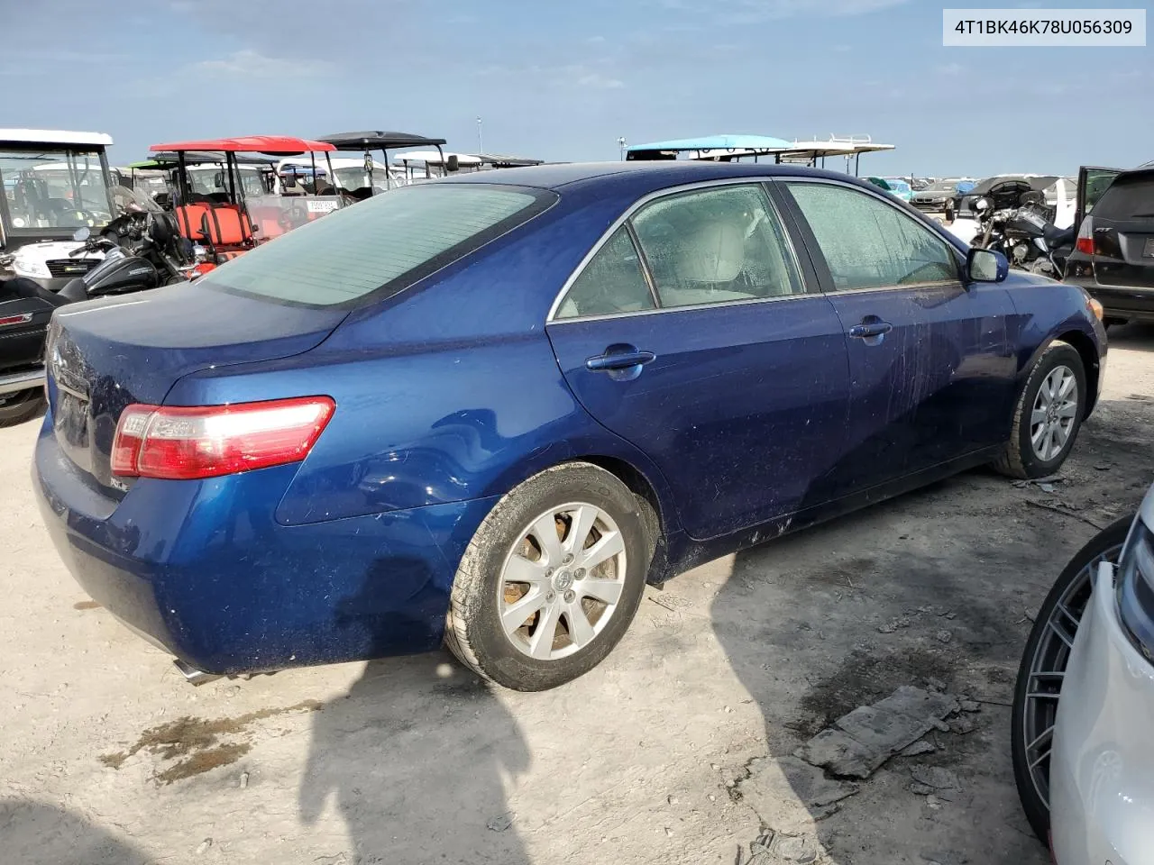 4T1BK46K78U056309 2008 Toyota Camry Le