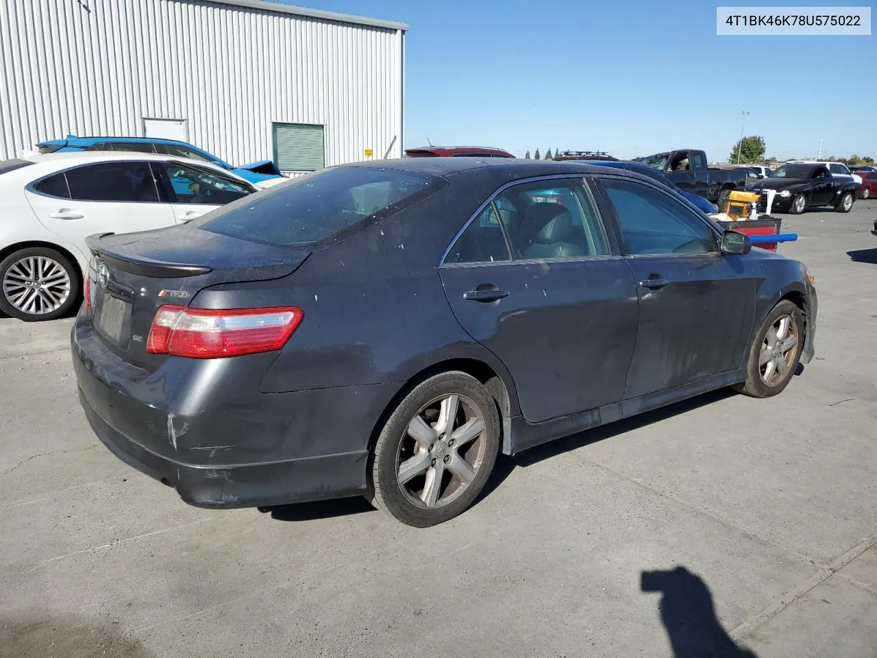 2008 Toyota Camry Le VIN: 4T1BK46K78U575022 Lot: 75564534