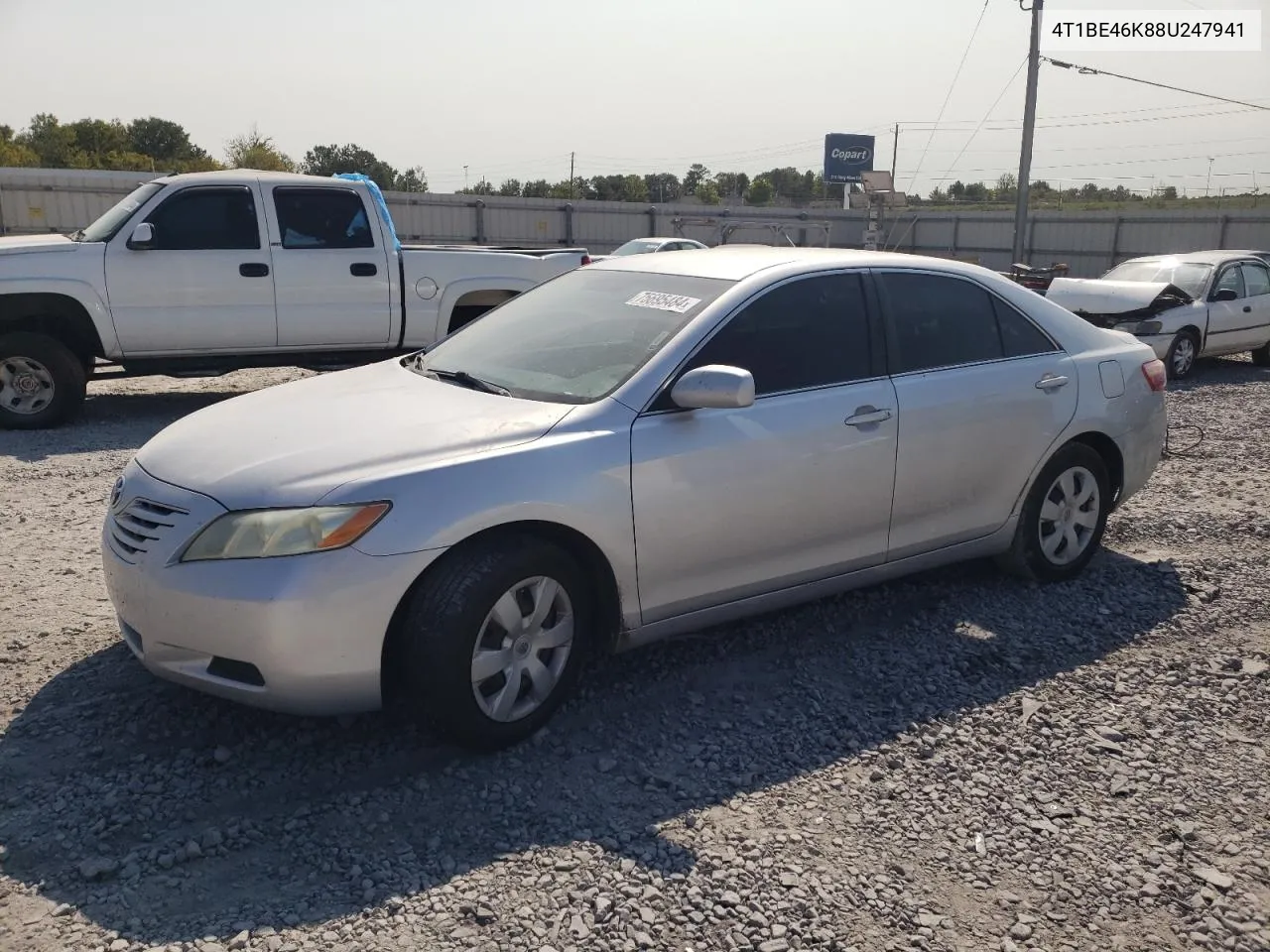 2008 Toyota Camry Ce VIN: 4T1BE46K88U247941 Lot: 75695484