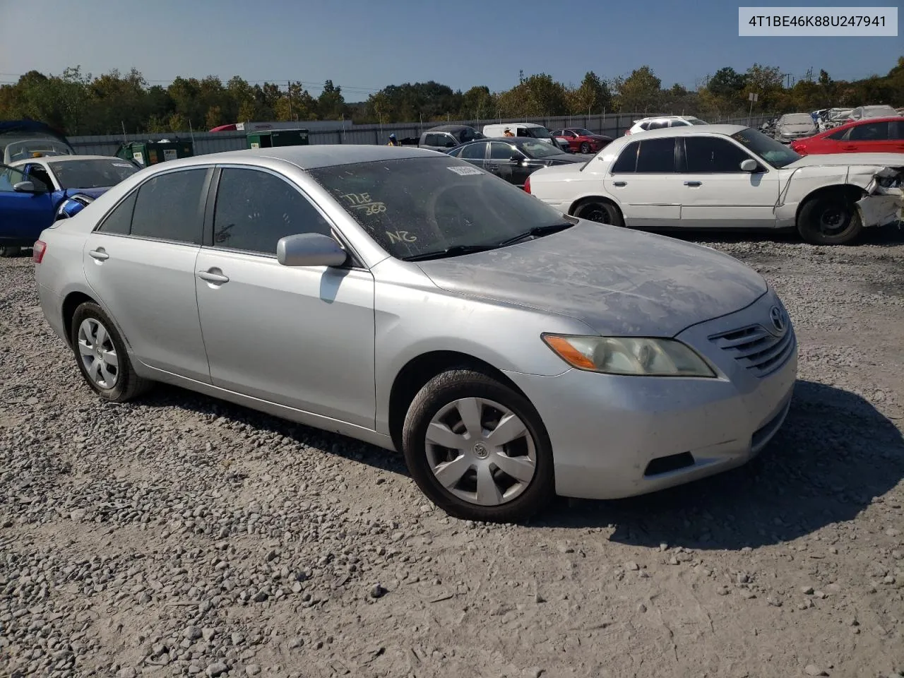 2008 Toyota Camry Ce VIN: 4T1BE46K88U247941 Lot: 75695484