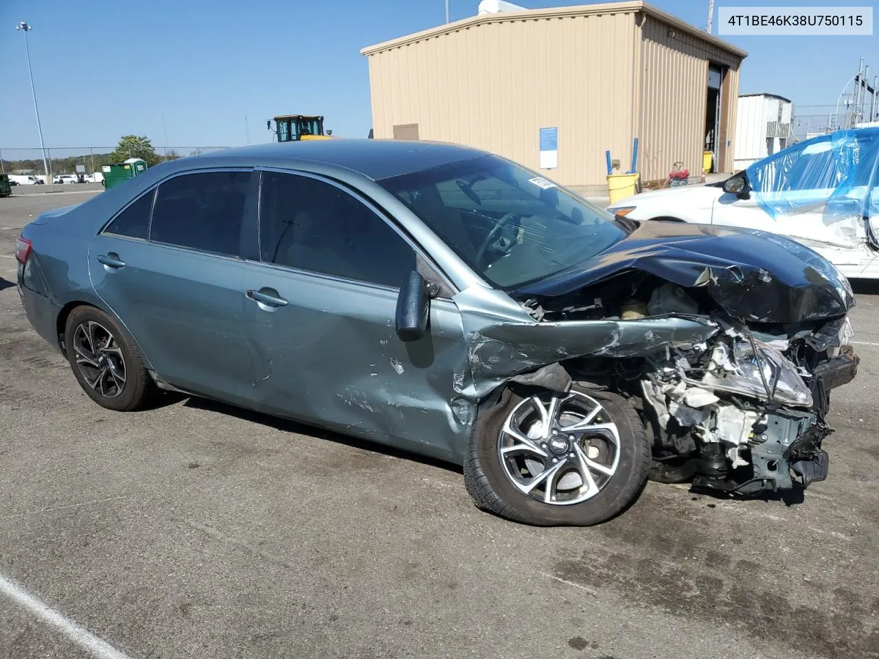 2008 Toyota Camry Ce VIN: 4T1BE46K38U750115 Lot: 75733594