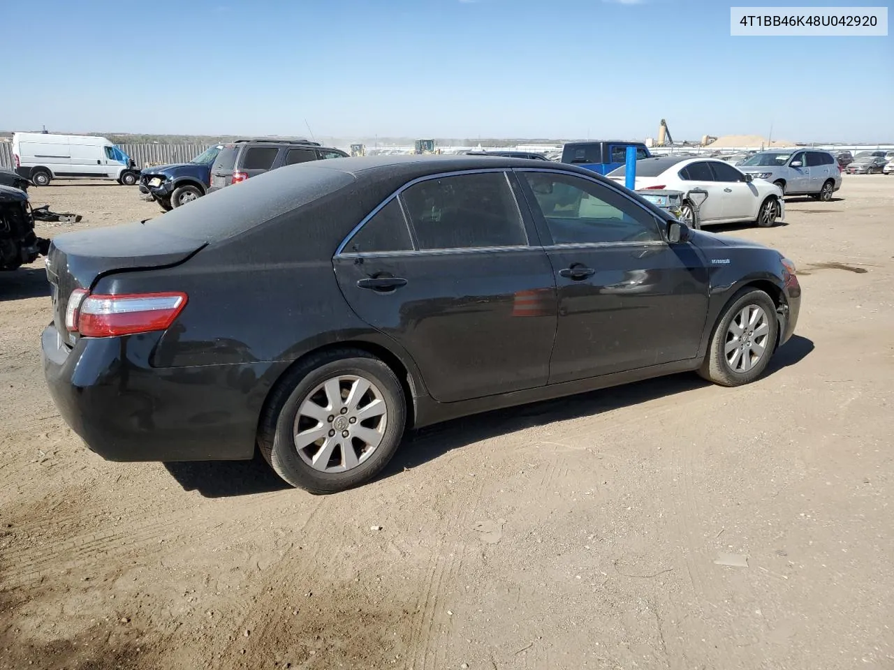 2008 Toyota Camry Hybrid VIN: 4T1BB46K48U042920 Lot: 75825494