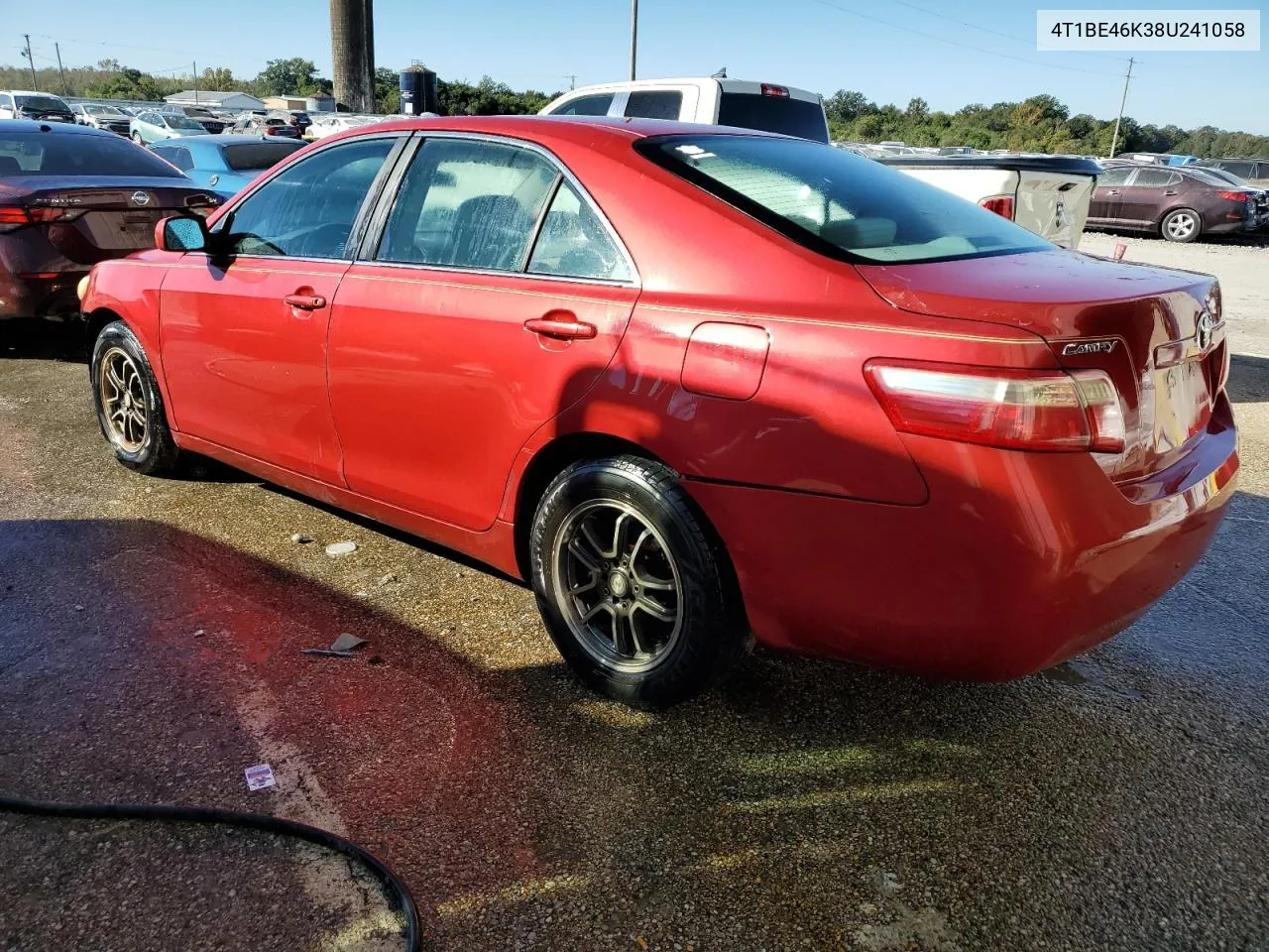 2008 Toyota Camry Ce VIN: 4T1BE46K38U241058 Lot: 76019014