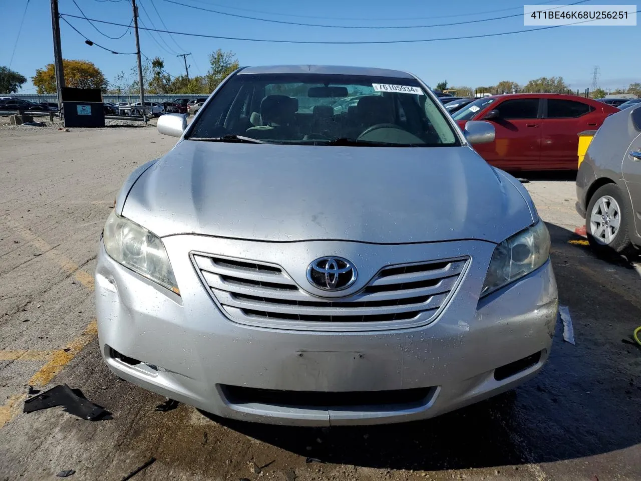 2008 Toyota Camry Ce VIN: 4T1BE46K68U256251 Lot: 76105934