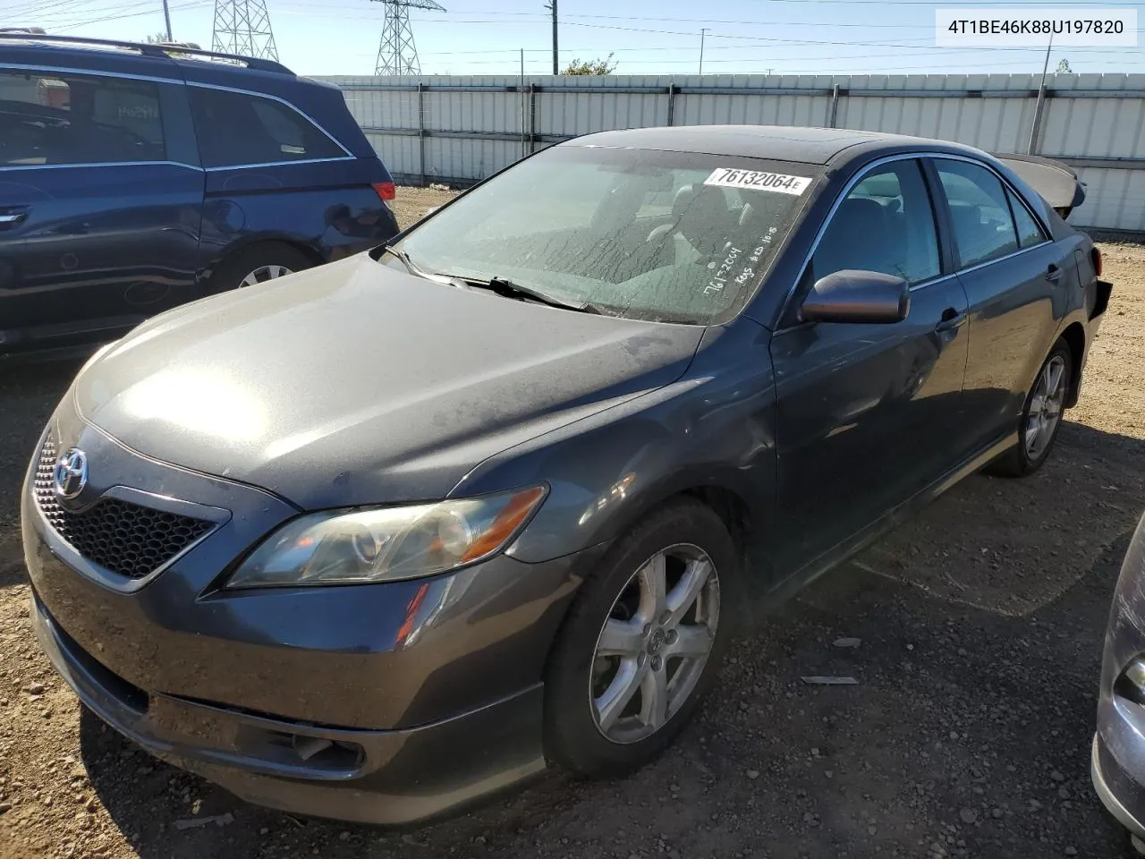 2008 Toyota Camry Ce VIN: 4T1BE46K88U197820 Lot: 76132064