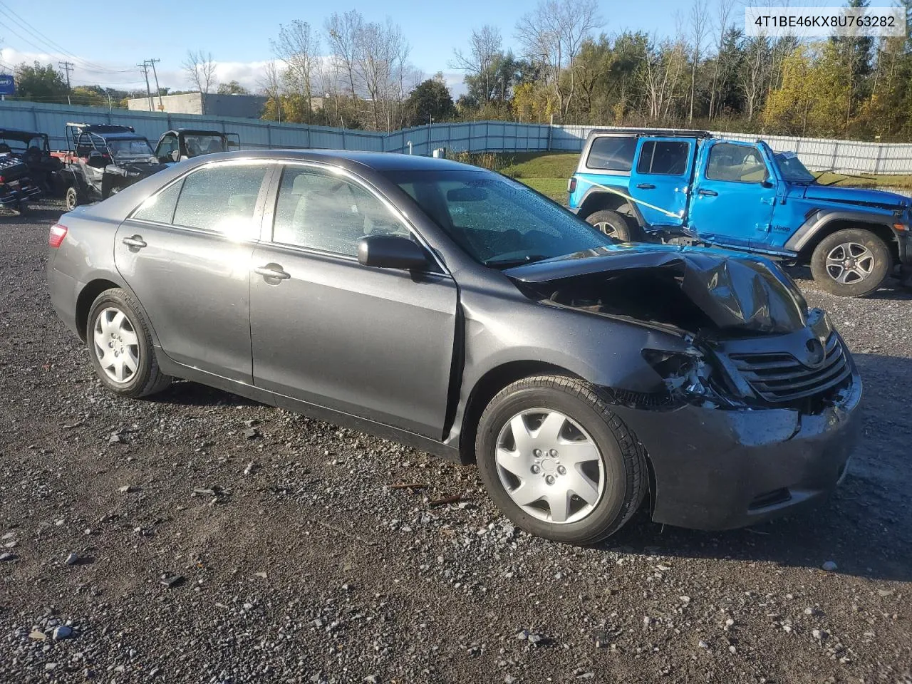 2008 Toyota Camry Ce VIN: 4T1BE46KX8U763282 Lot: 76355544