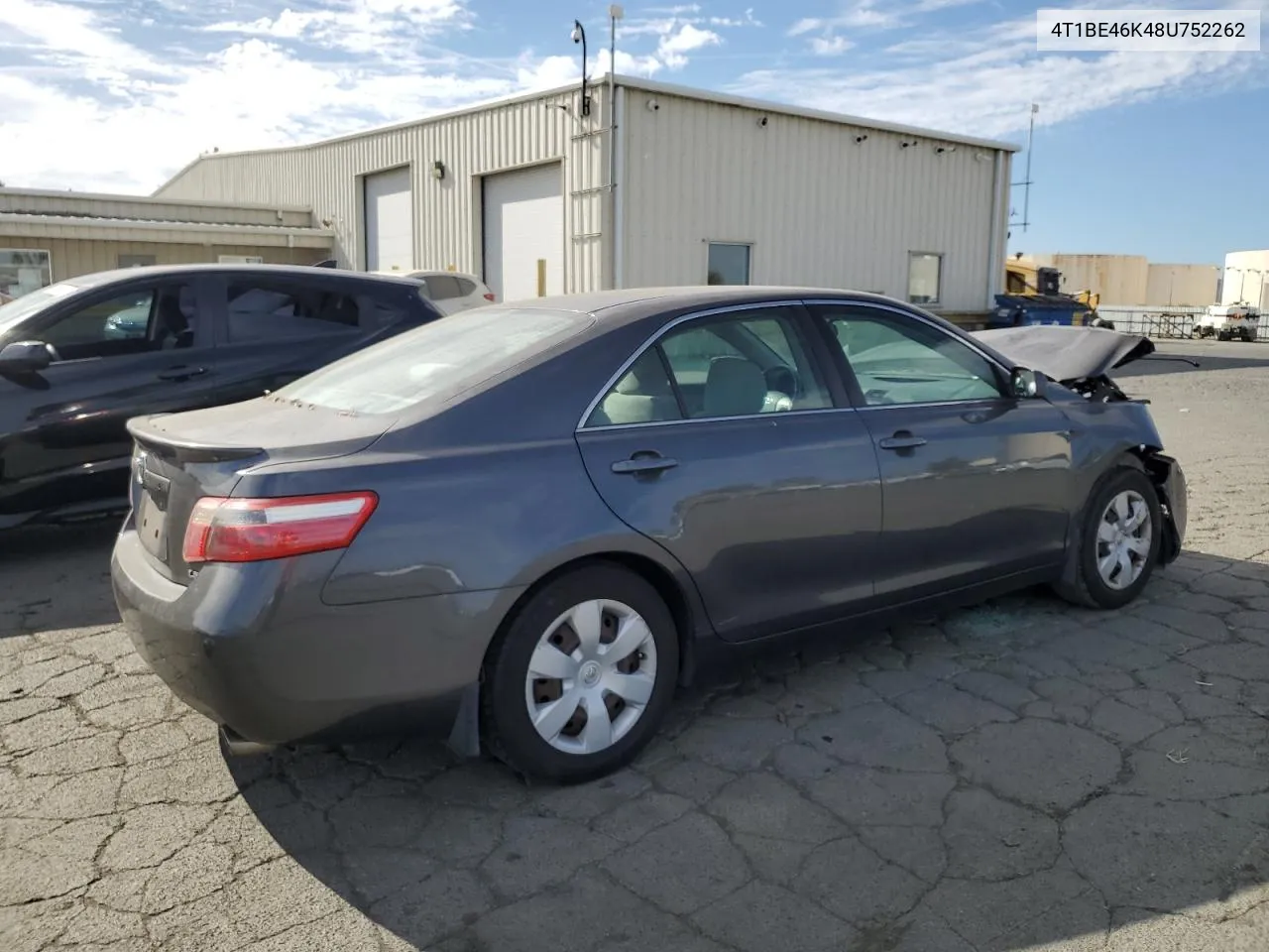 2008 Toyota Camry Ce VIN: 4T1BE46K48U752262 Lot: 76384104