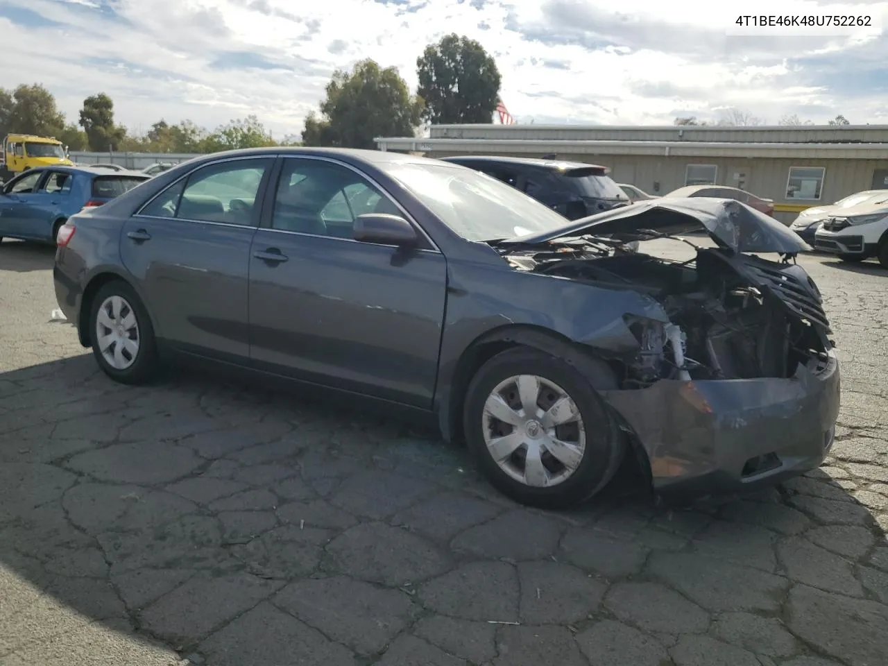 2008 Toyota Camry Ce VIN: 4T1BE46K48U752262 Lot: 76384104