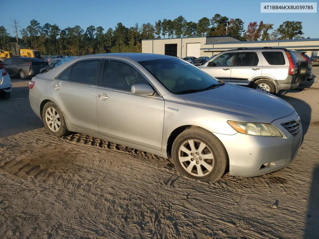 2008 Toyota Camry Hybrid VIN: 4T1BB46KX8U059785 Lot: 76555404