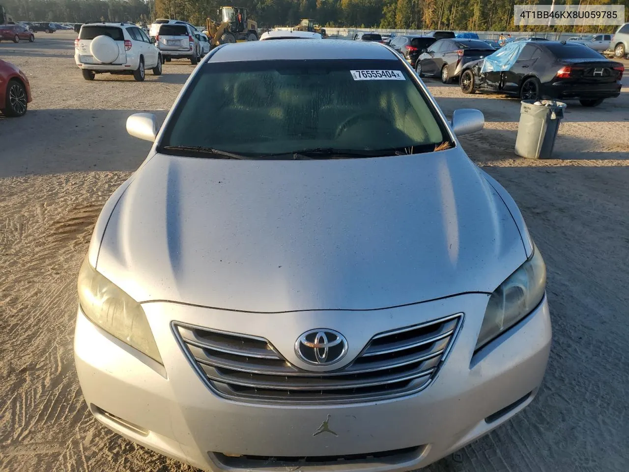 2008 Toyota Camry Hybrid VIN: 4T1BB46KX8U059785 Lot: 76555404