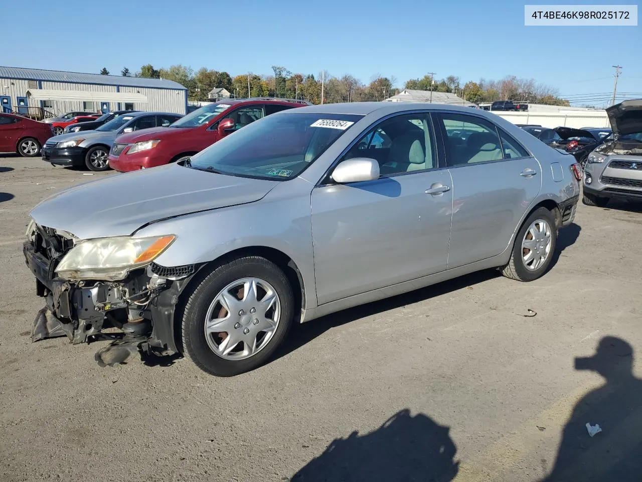 2008 Toyota Camry Ce VIN: 4T4BE46K98R025172 Lot: 76589264