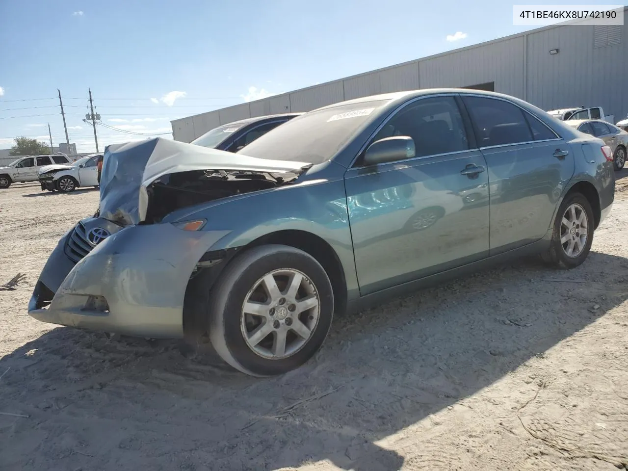 2008 Toyota Camry Ce VIN: 4T1BE46KX8U742190 Lot: 76589954