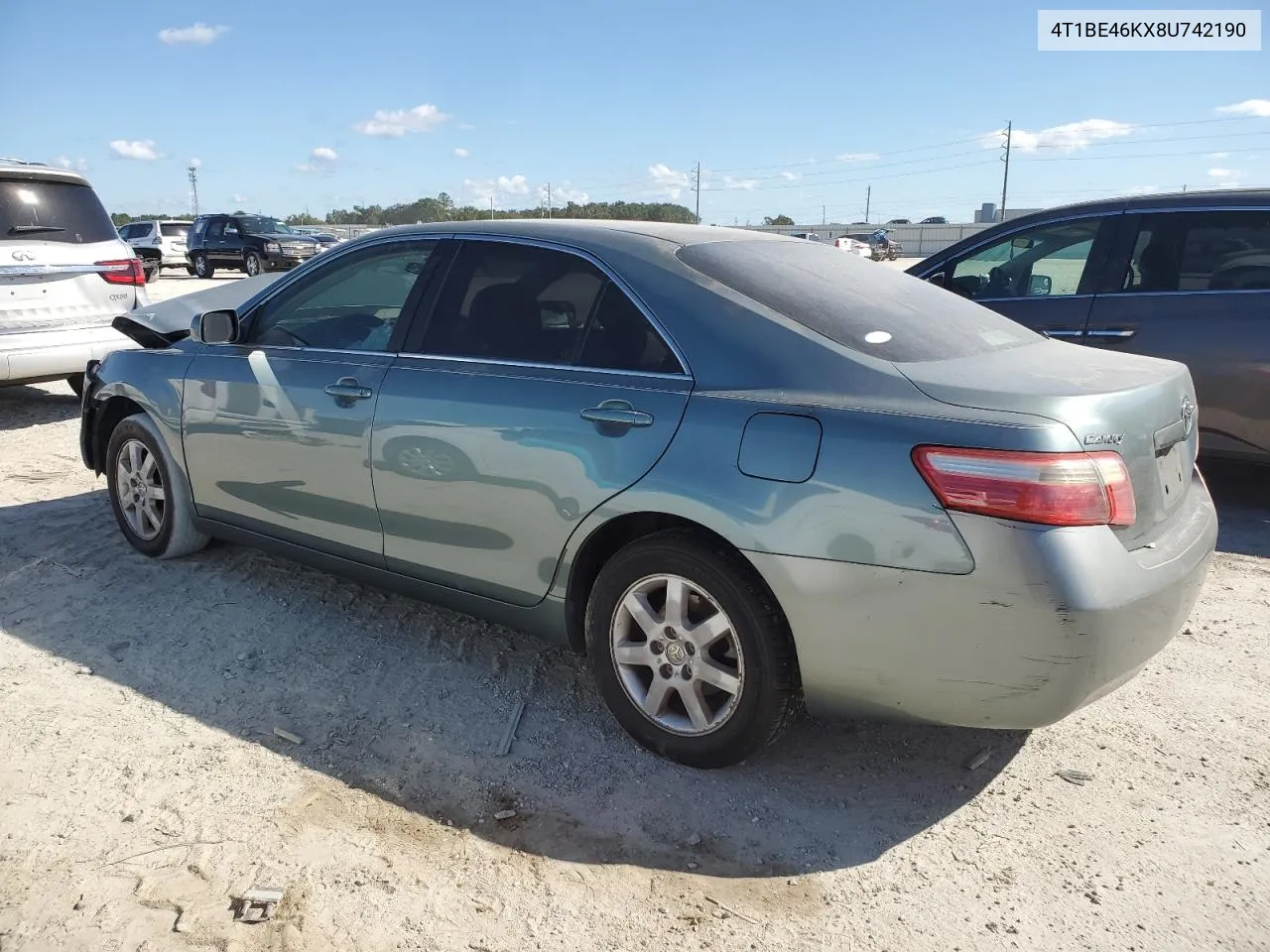 2008 Toyota Camry Ce VIN: 4T1BE46KX8U742190 Lot: 76589954