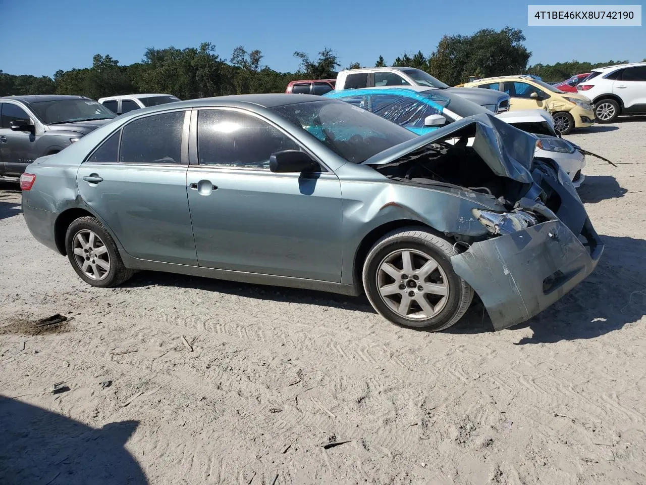 2008 Toyota Camry Ce VIN: 4T1BE46KX8U742190 Lot: 76589954