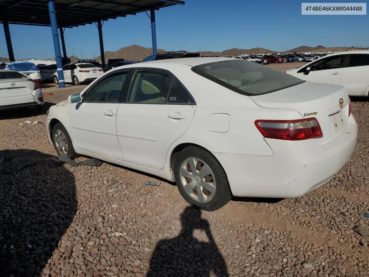 2008 Toyota Camry Ce VIN: 4T4BE46KX8R044488 Lot: 76758934