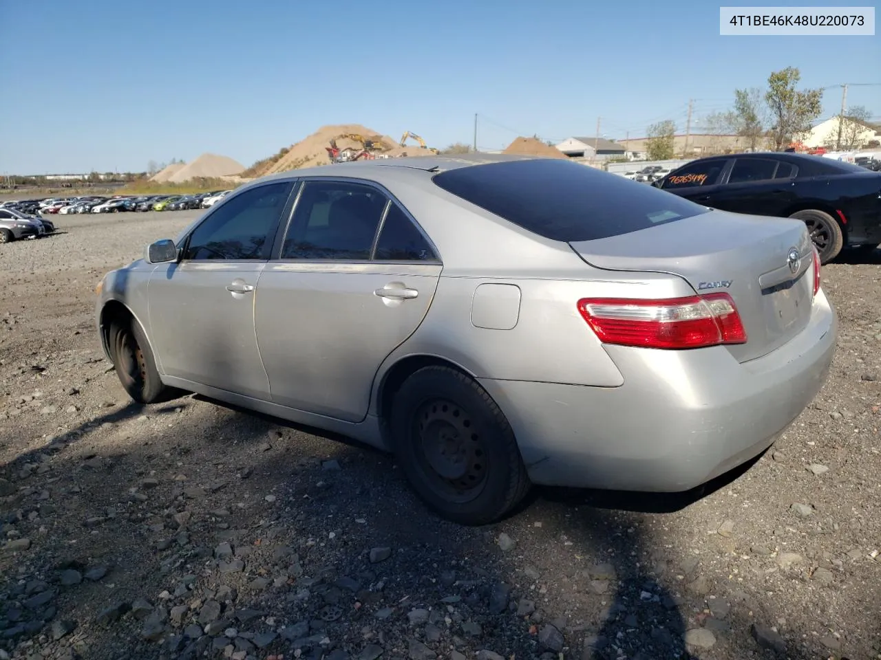 4T1BE46K48U220073 2008 Toyota Camry Ce