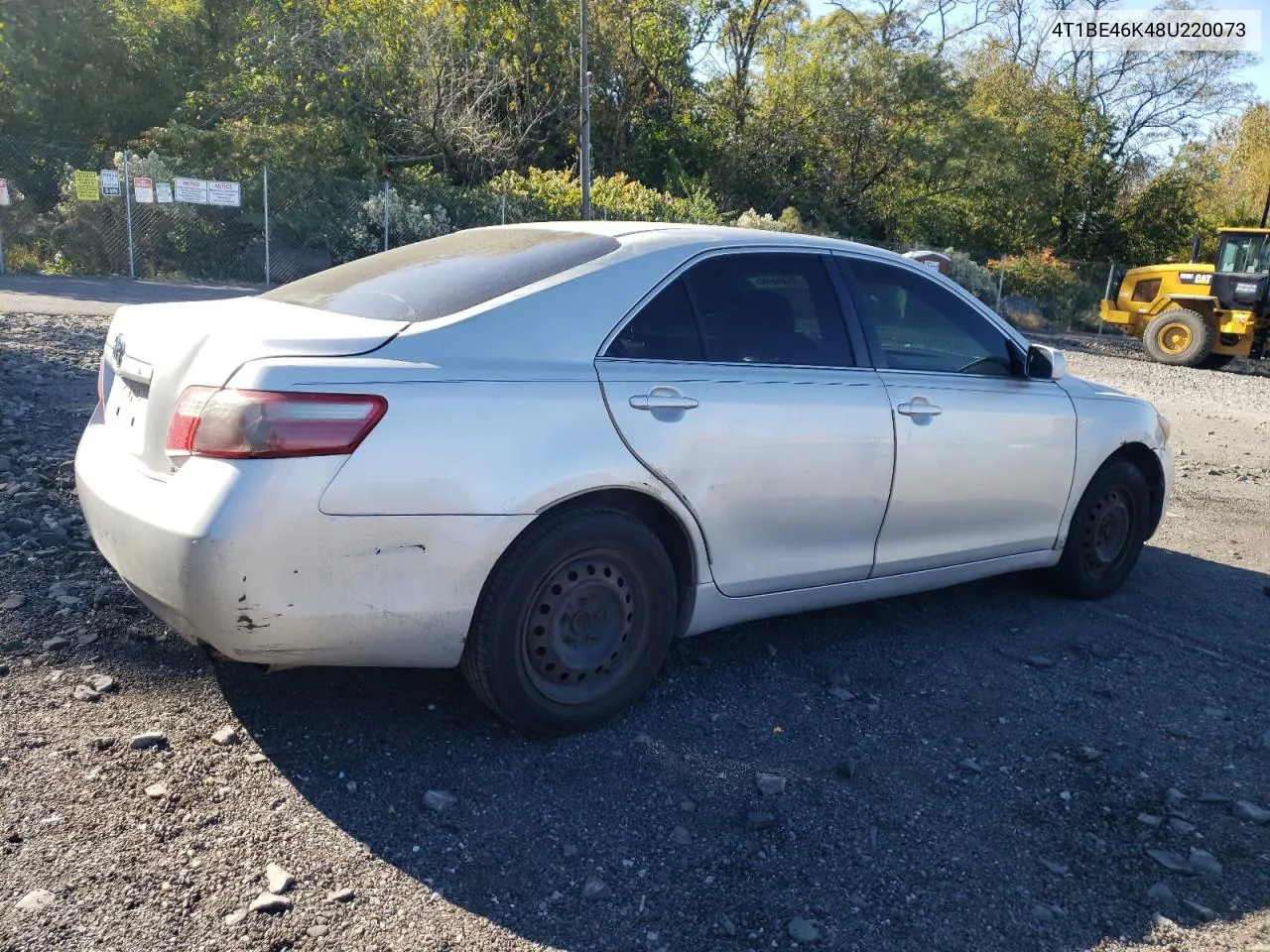 2008 Toyota Camry Ce VIN: 4T1BE46K48U220073 Lot: 76904694