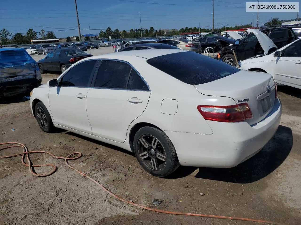 2008 Toyota Camry Ce VIN: 4T1BE46K08U750380 Lot: 76957004