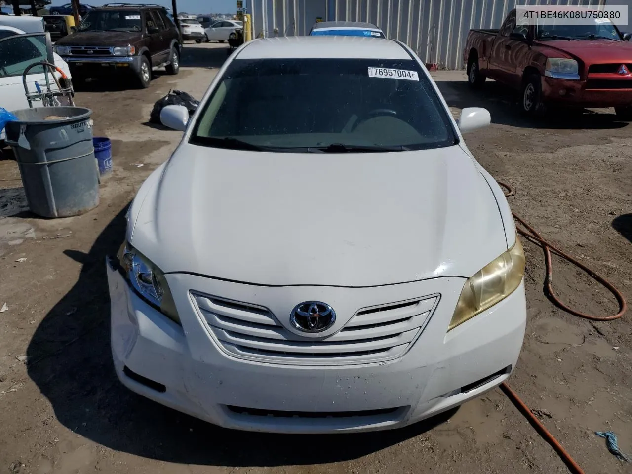 2008 Toyota Camry Ce VIN: 4T1BE46K08U750380 Lot: 76957004