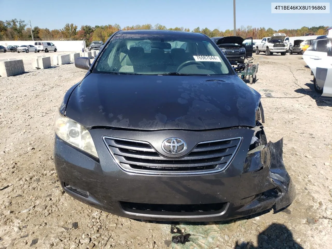 2008 Toyota Camry Ce VIN: 4T1BE46KX8U196863 Lot: 76987044