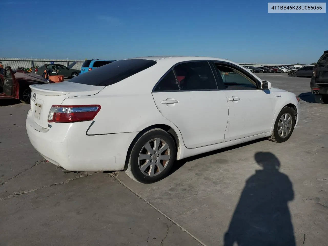 2008 Toyota Camry Hybrid VIN: 4T1BB46K28U056055 Lot: 77022564