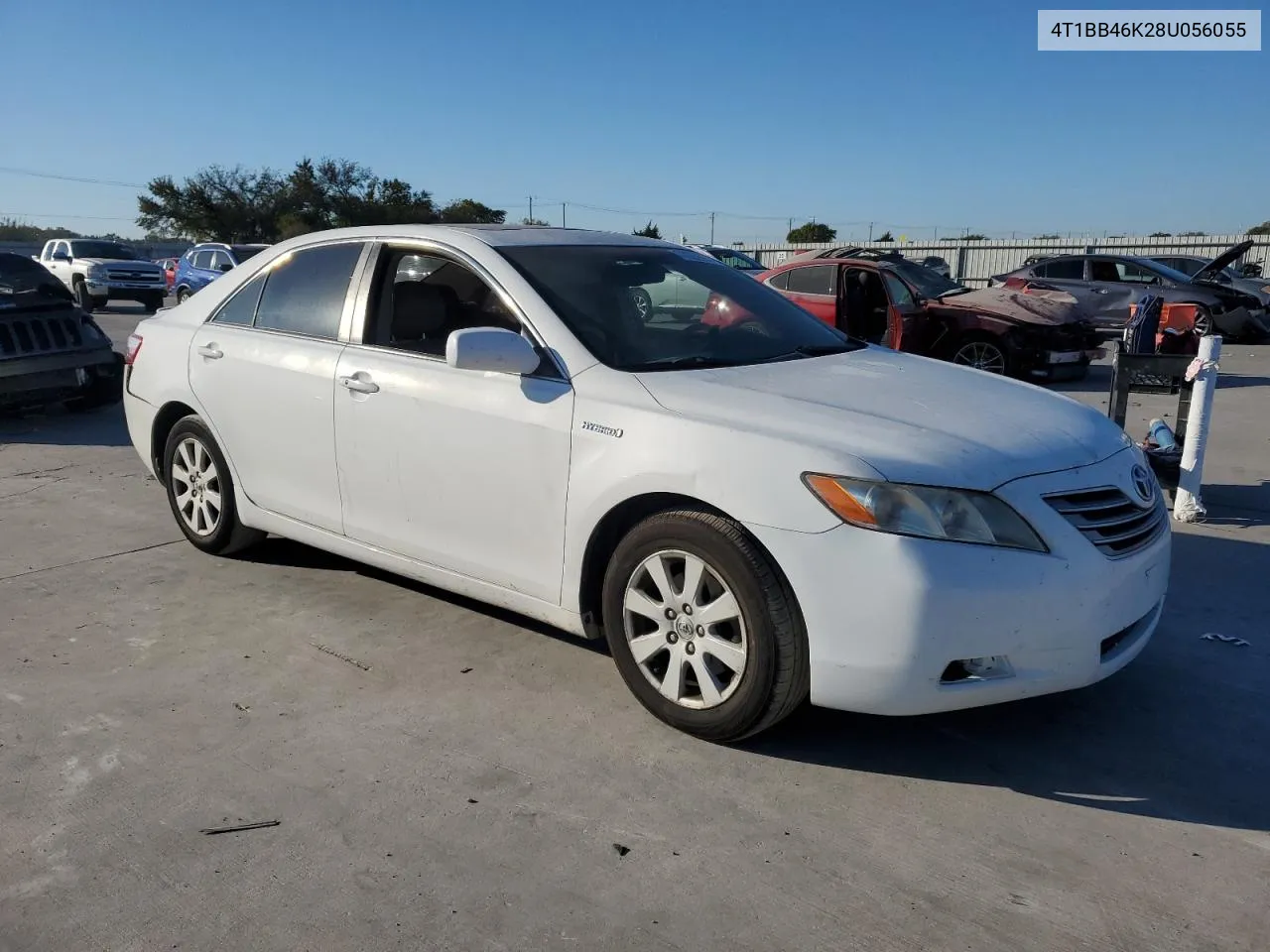 2008 Toyota Camry Hybrid VIN: 4T1BB46K28U056055 Lot: 77022564