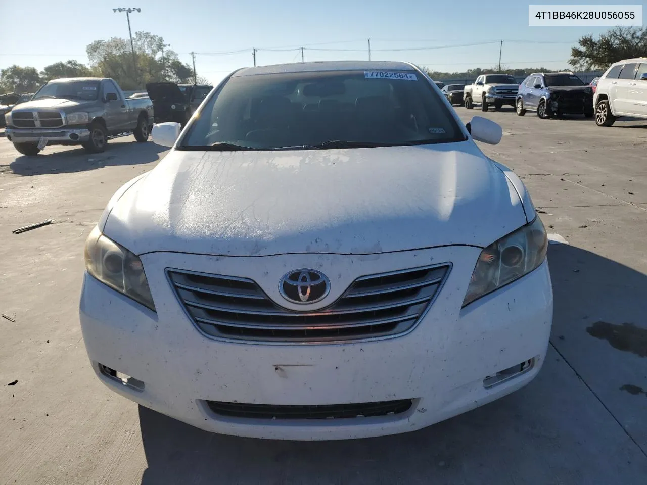 2008 Toyota Camry Hybrid VIN: 4T1BB46K28U056055 Lot: 77022564