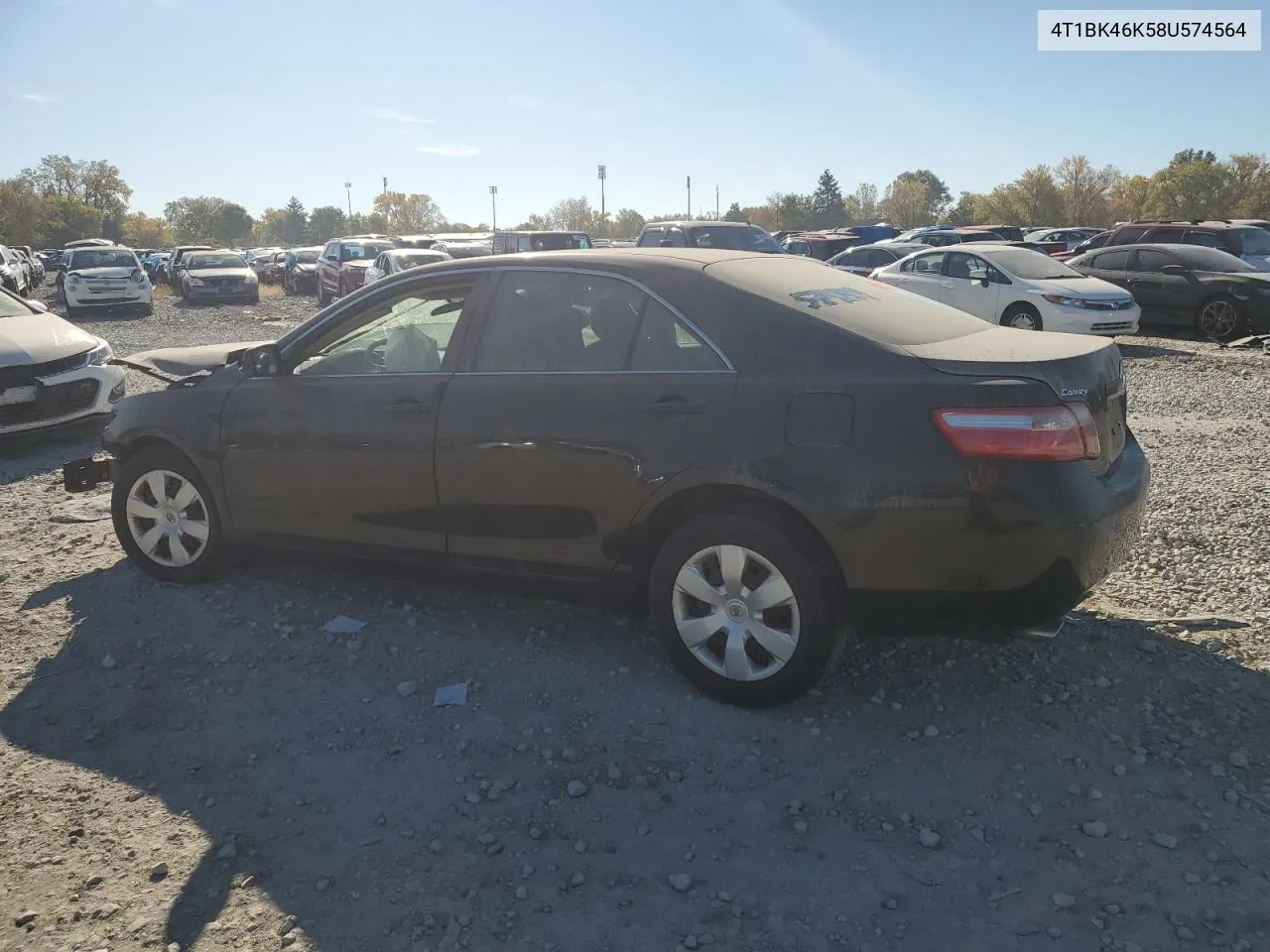 2008 Toyota Camry Le VIN: 4T1BK46K58U574564 Lot: 77108274