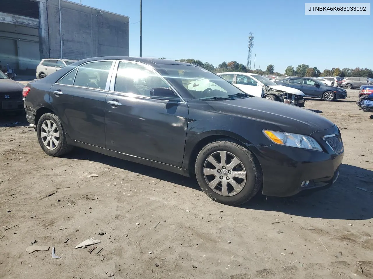 2008 Toyota Camry Le VIN: JTNBK46K683033092 Lot: 77128234