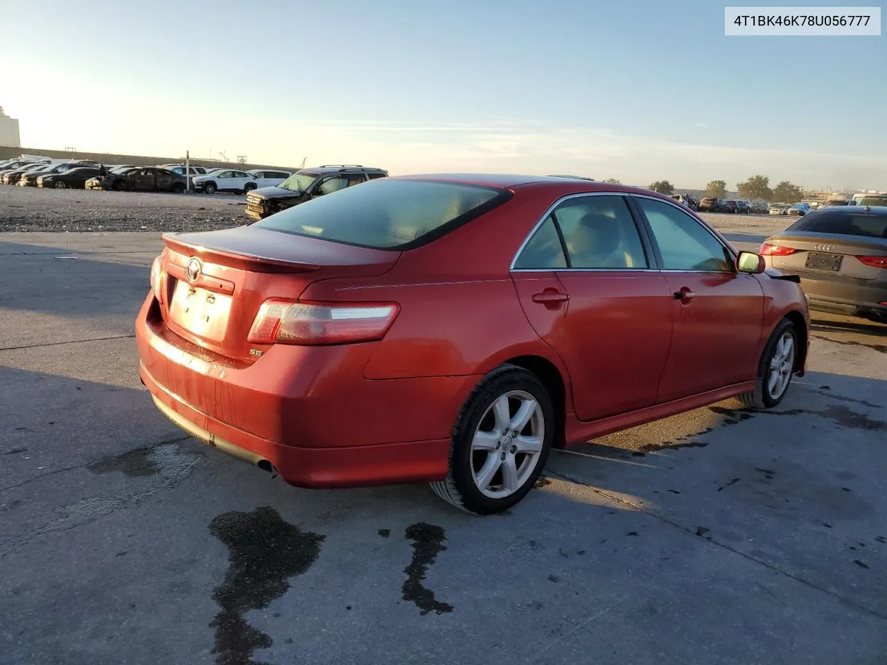 2008 Toyota Camry Le VIN: 4T1BK46K78U056777 Lot: 77177754