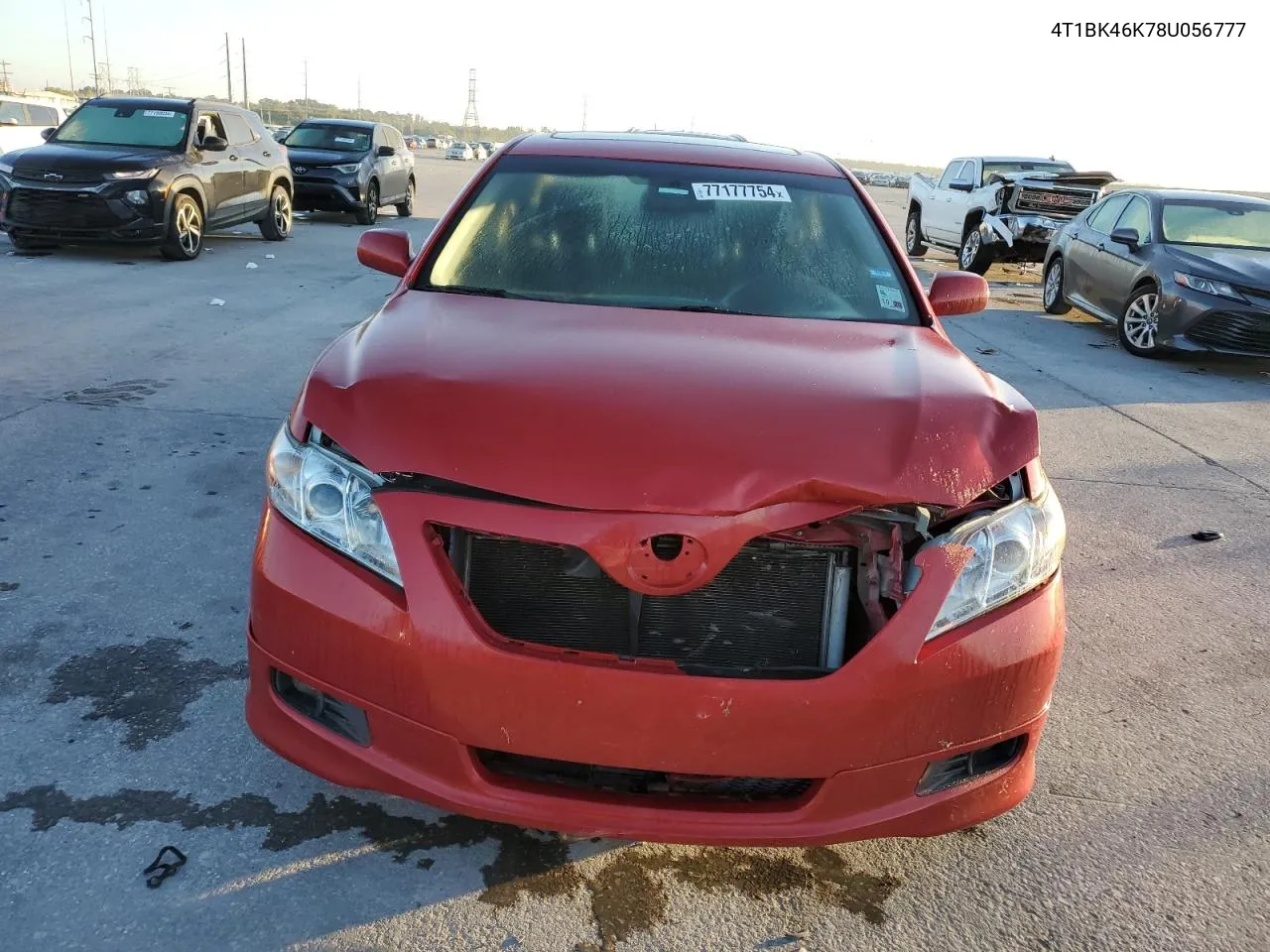 2008 Toyota Camry Le VIN: 4T1BK46K78U056777 Lot: 77177754