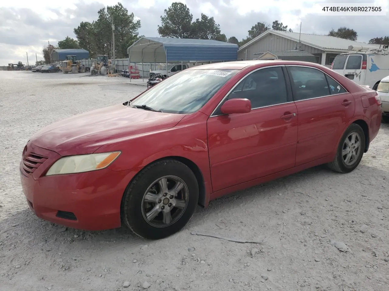 4T4BE46K98R027505 2008 Toyota Camry Ce