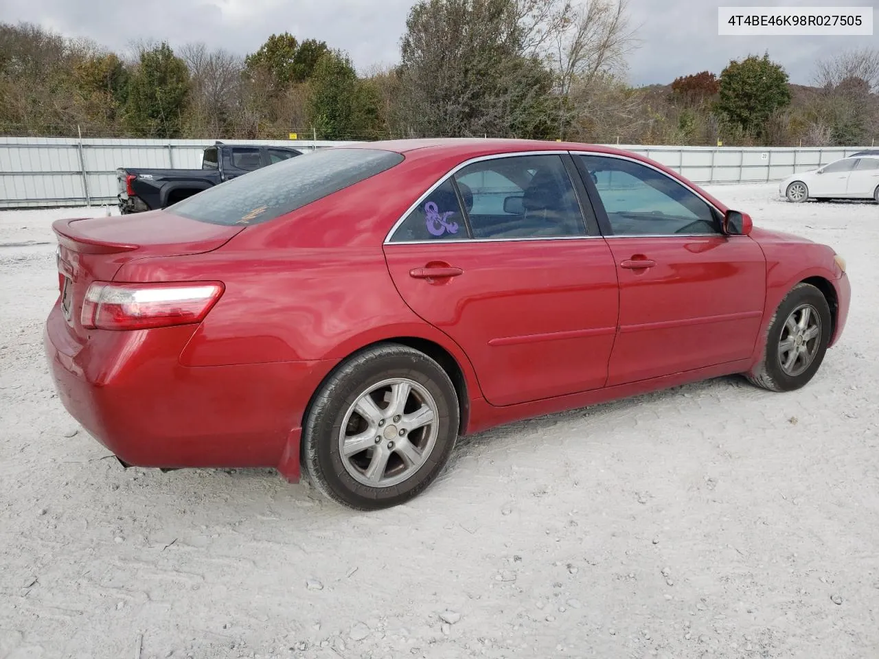 2008 Toyota Camry Ce VIN: 4T4BE46K98R027505 Lot: 77272664