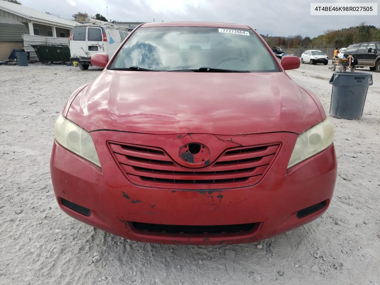 2008 Toyota Camry Ce VIN: 4T4BE46K98R027505 Lot: 77272664