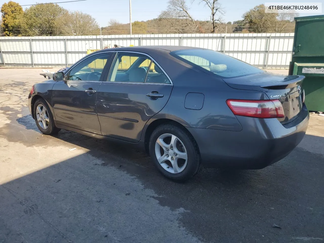 2008 Toyota Camry Ce VIN: 4T1BE46K78U248496 Lot: 77317424