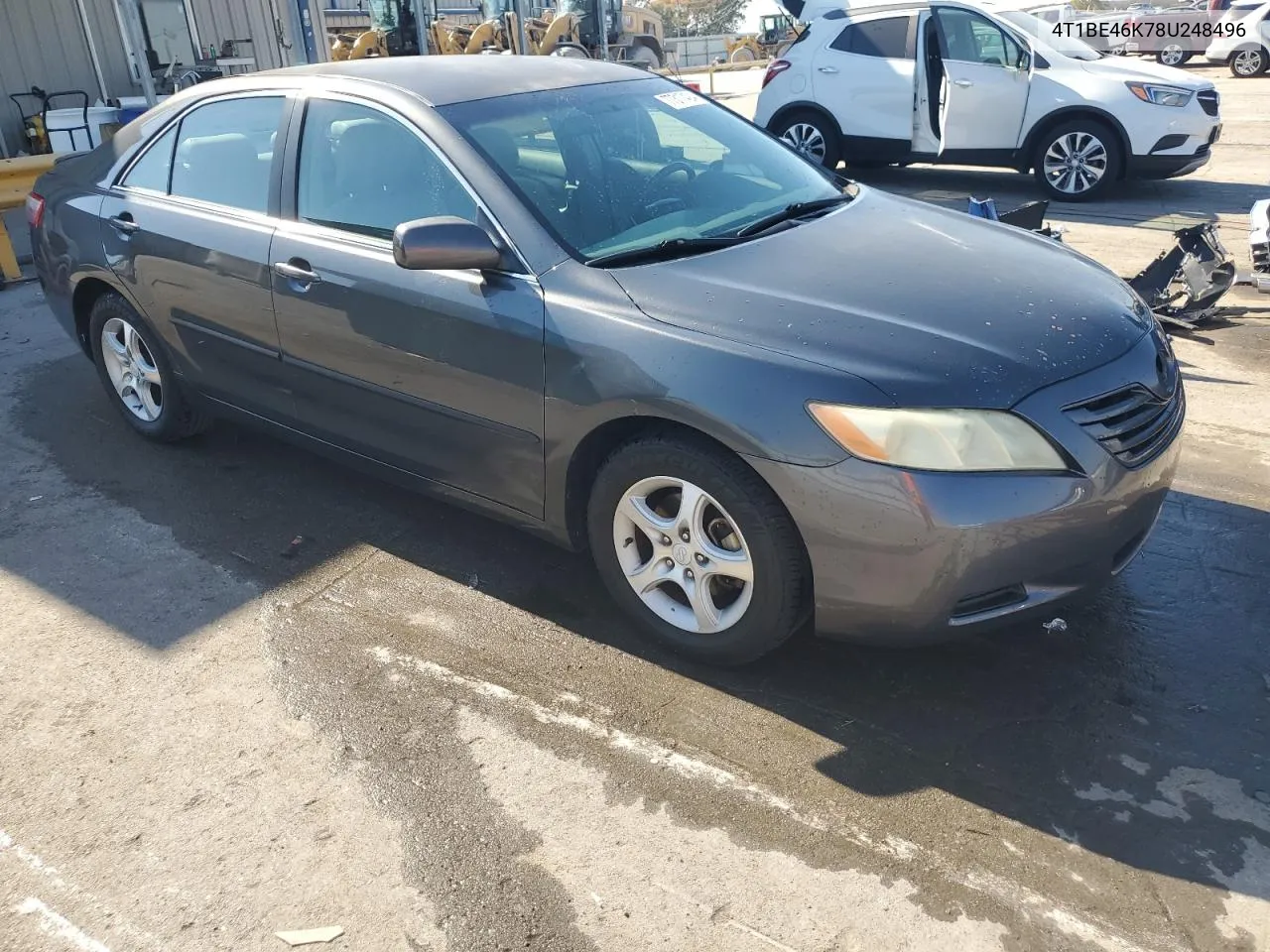 2008 Toyota Camry Ce VIN: 4T1BE46K78U248496 Lot: 77317424