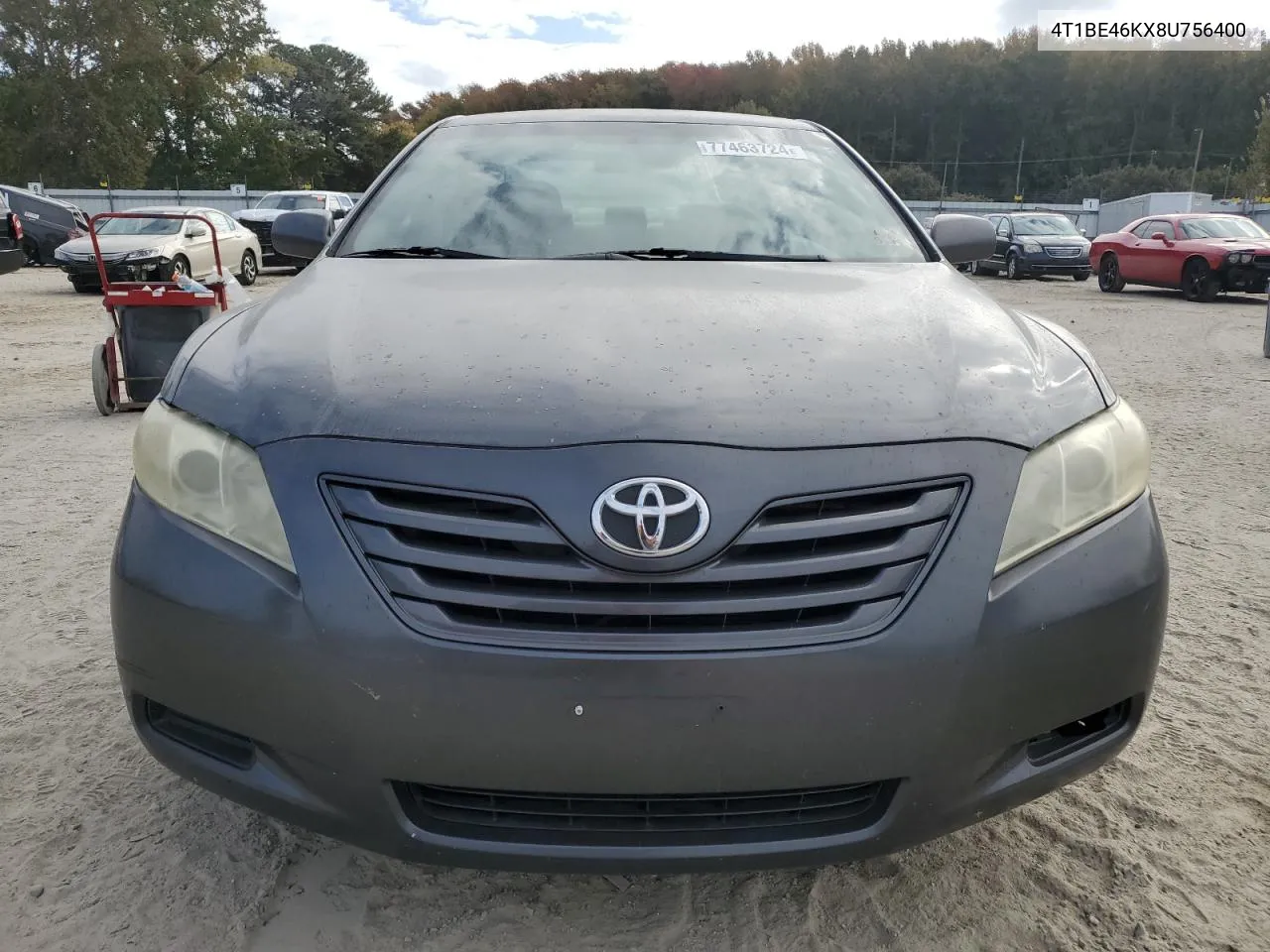 2008 Toyota Camry Ce VIN: 4T1BE46KX8U756400 Lot: 77463724