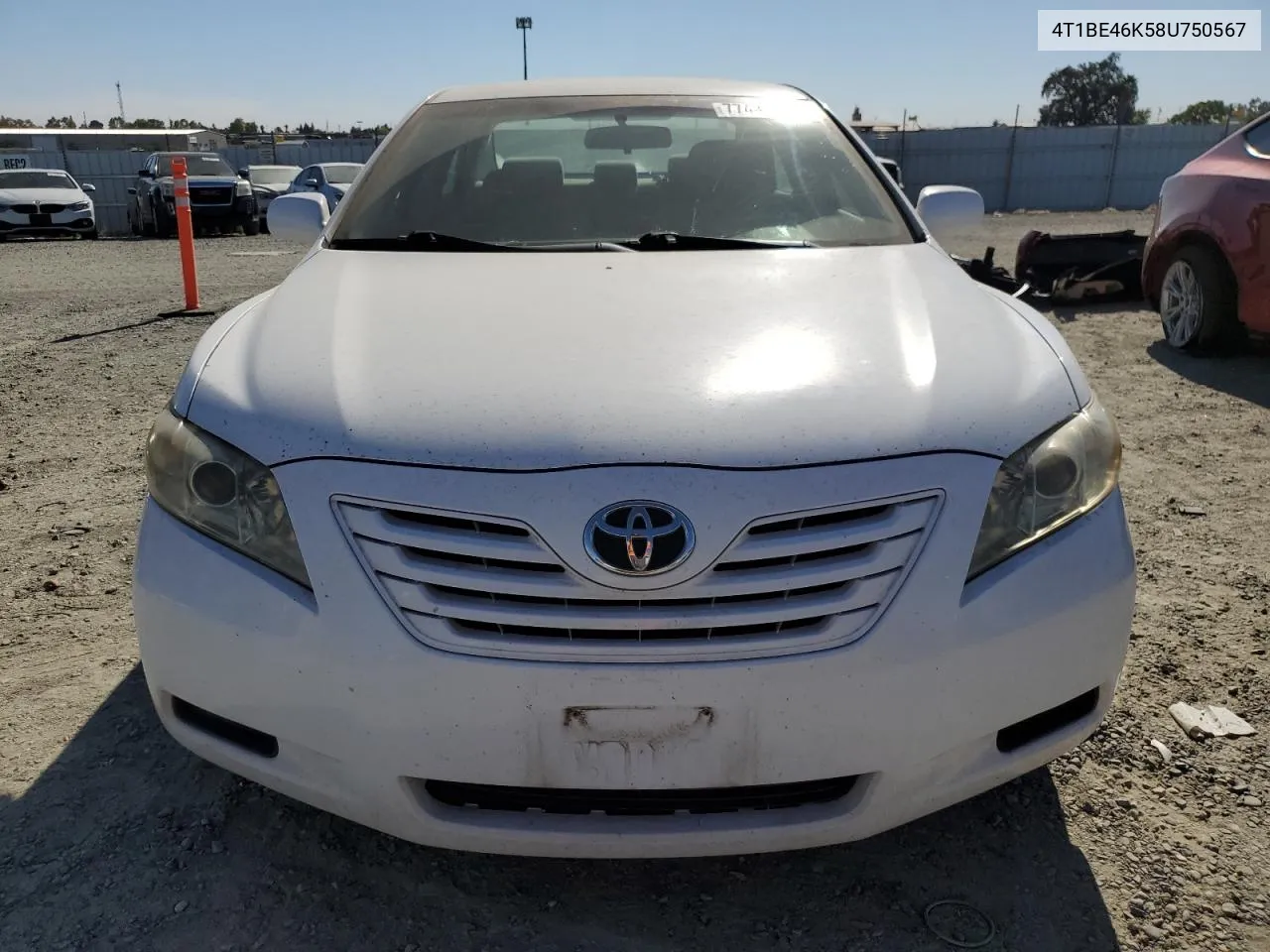 2008 Toyota Camry Ce VIN: 4T1BE46K58U750567 Lot: 77486444