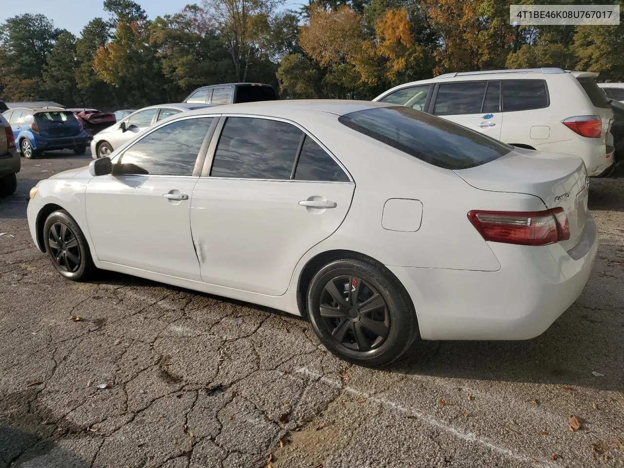 2008 Toyota Camry Ce VIN: 4T1BE46K08U767017 Lot: 77545284